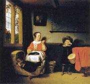 Nicolaes maes The Naughty Drummer Boy oil painting
